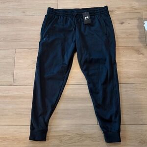 Under Armour Mens Joggers Black Loose Fit Athletic Training Pants XXLT New